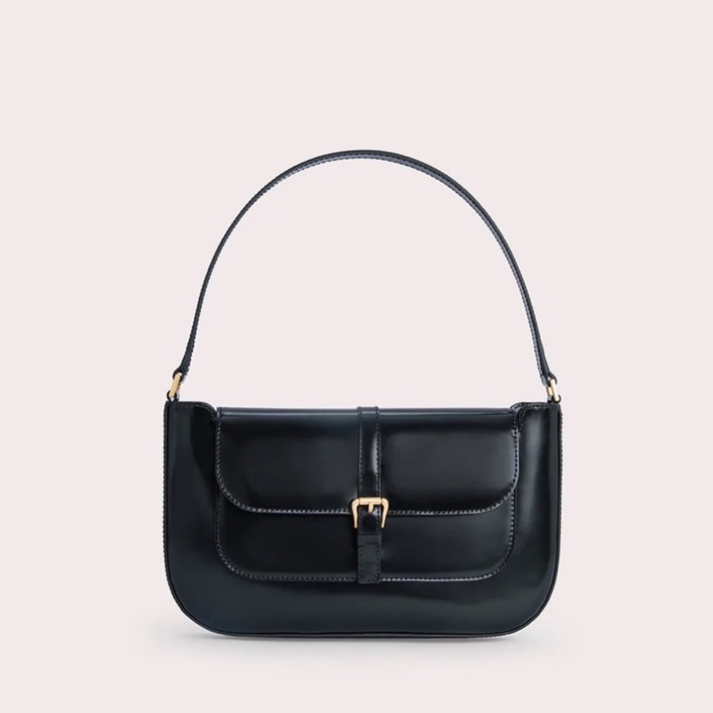 By Far MIRANDA LEATHER SHOULDER BAG